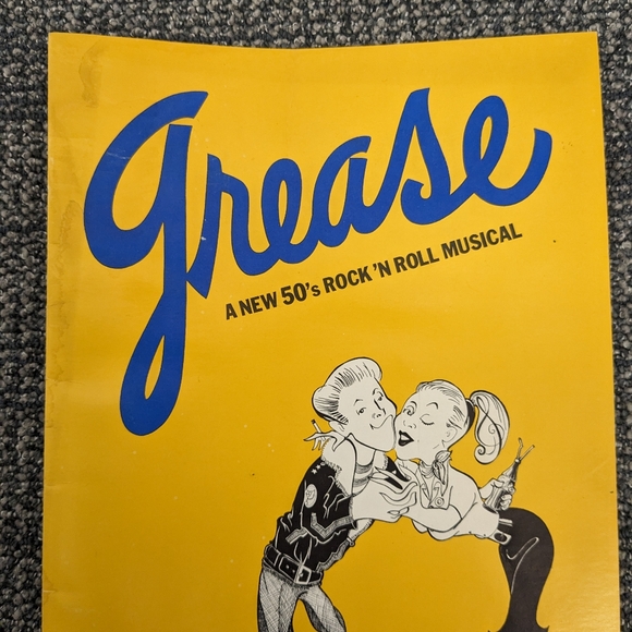 Vintage Grease the Musical on Broadway 1975 Program - Picture 4 of 15